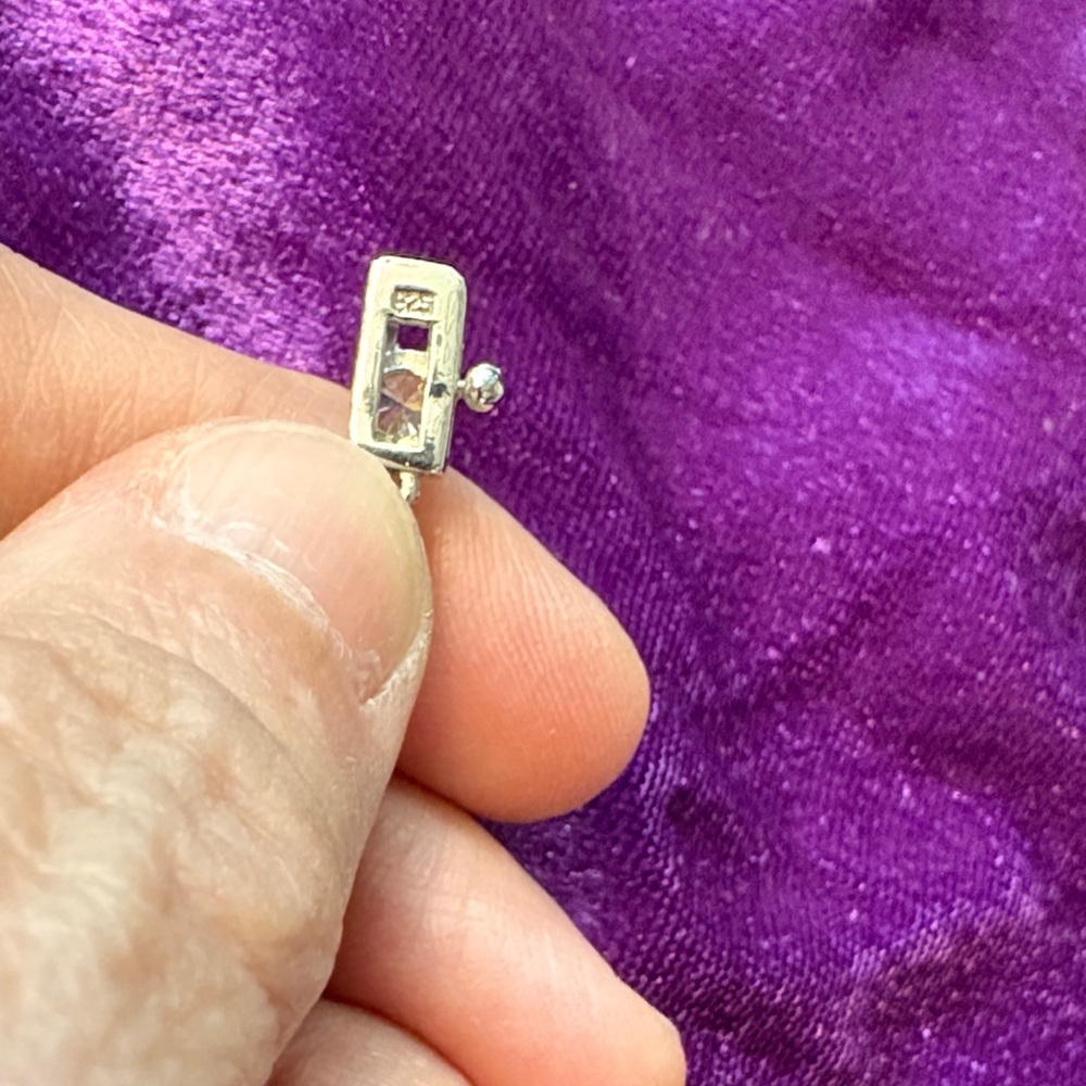 925 Silver and CZ Necklace - Picture 7 of 8